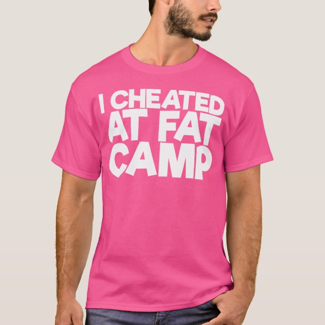 Camiseta Chequeé En El Campamento Gordo (Anverso)