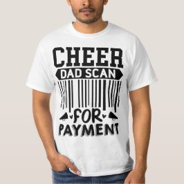 Camiseta Chequeen Dad Funny Scan For Payment