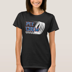 Camiseta Cheques de la tripulación de pozo quemando autos d