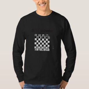 Camiseta Cheques del ajedrez No Cheques Hombres Famosos Jug