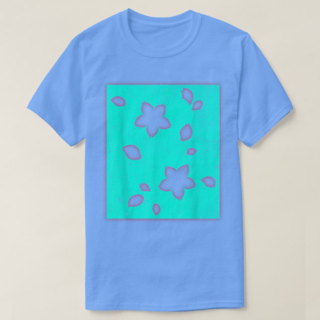Camiseta Cher de vaporwave de flor rosada japonesa Sakura 8 (Diseño del anverso)