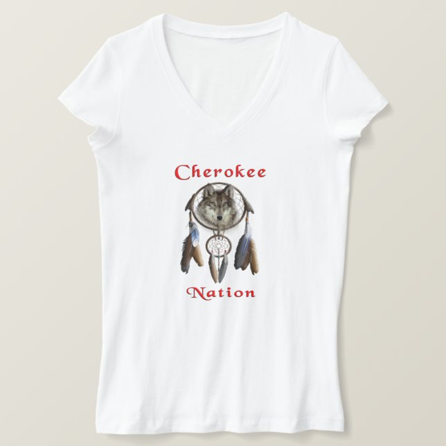 Camiseta Cherokee (Anverso del diseño)