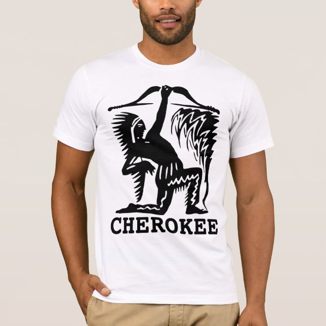 CAMISETA CHEROKEE INDIAN T-SHIRTS TEES (Anverso)
