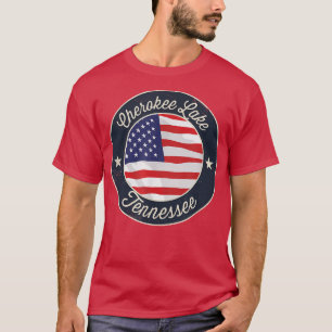 Camiseta Cherokee Lake Patriotic Tennessee Souvenir