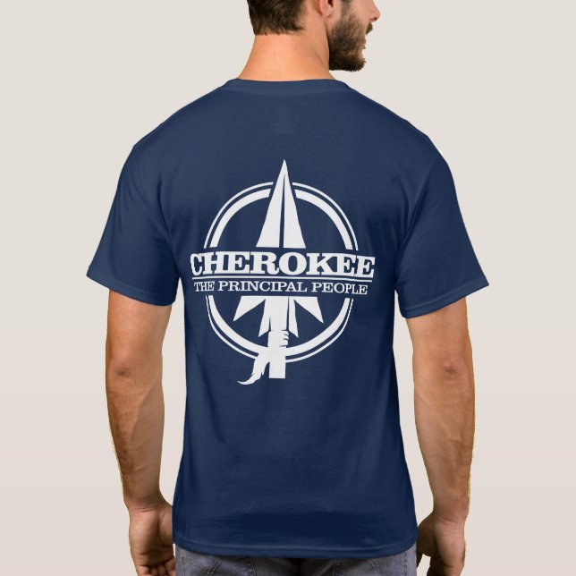 Camiseta Cherokee (punta de flecha 2) (Reverso)
