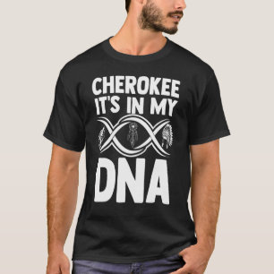 Camiseta Cherokeedna Nativo Estadounidense Jefe Indígena