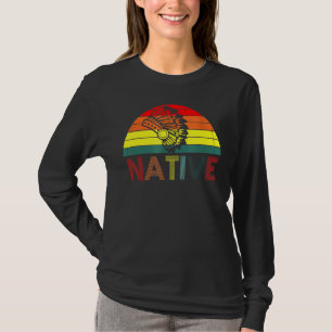 Camiseta Cherokees indios nativos norteamericanos retro de 