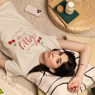 Camiseta Cherries Baby Shower
