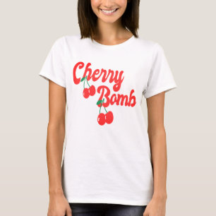 Camiseta Cherries Bomb- Red Cherry Bomb 
