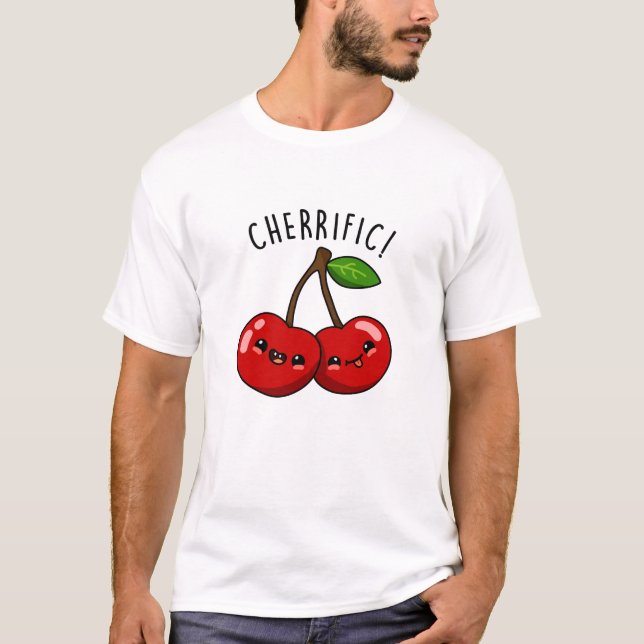 Camiseta Cherrific Funny Red Cherry Pun (Anverso)
