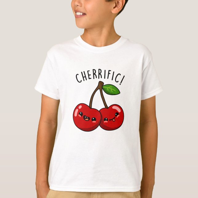 Camiseta Cherrific Funny Red Cherry Pun (Anverso)