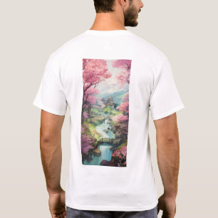Camiseta Cherry Blossom Garden Studio Ghibli estilo T-Shirt