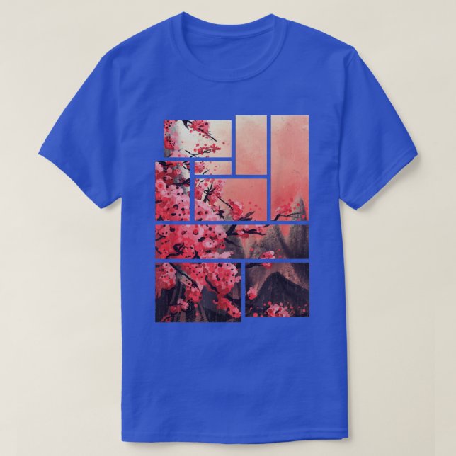 Camiseta Cherry Blossom Japanese Retro Graphic  (Diseño del anverso)