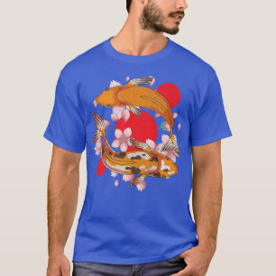 Camiseta Cherry Blossom Koi Fish Pond Nishikigoi Sakura Koi