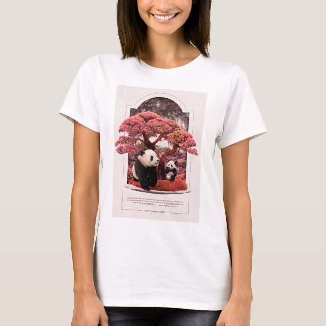 Camiseta Cherry Blossom Panda (Anverso)