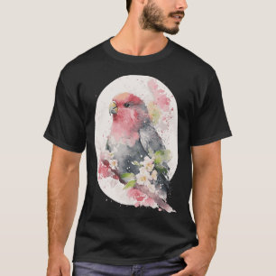 Camiseta Cherry Blossom Parrot japonés Sakura Budgie Parak