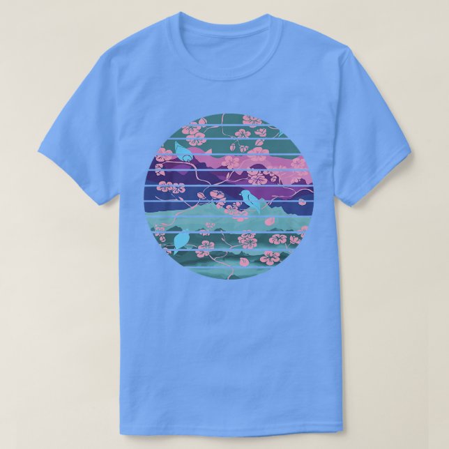 Camiseta Cherry Blossom Sakura  Graphical Art, Japanese Cul (Diseño del anverso)