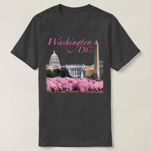 Camiseta Cherry Blossoms Paradise The Washington DC Mall  (Diseño del anverso)