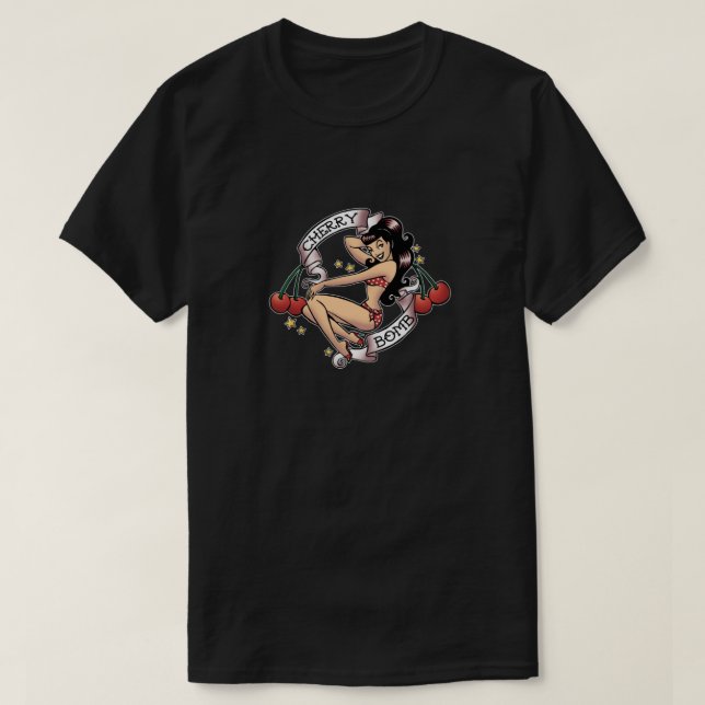 Camiseta Cherry Bomb Lightweight Hoodie.png (Diseño del anverso)