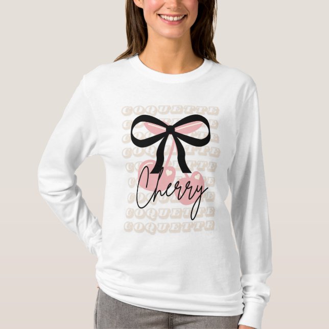 CAMISETA CHERRY COQUETTE (Anverso)