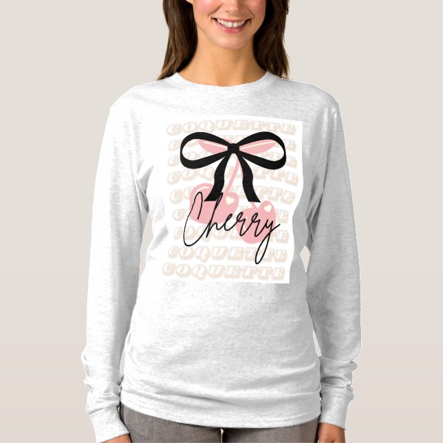 CAMISETA CHERRY COQUETTE (Anverso)