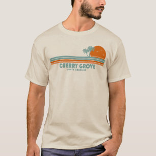 Camiseta Cherry Grove Beach South Carolina Sun Palm Trees