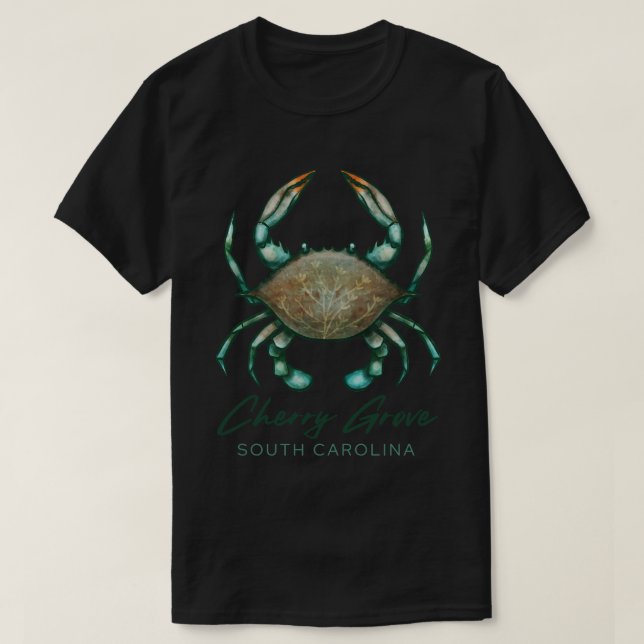 Camiseta Cherry Grove Beach South olina SC (Diseño del anverso)