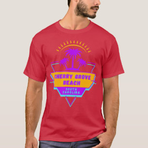 Camiseta Cherry Grove Beach South olina Vibes 80