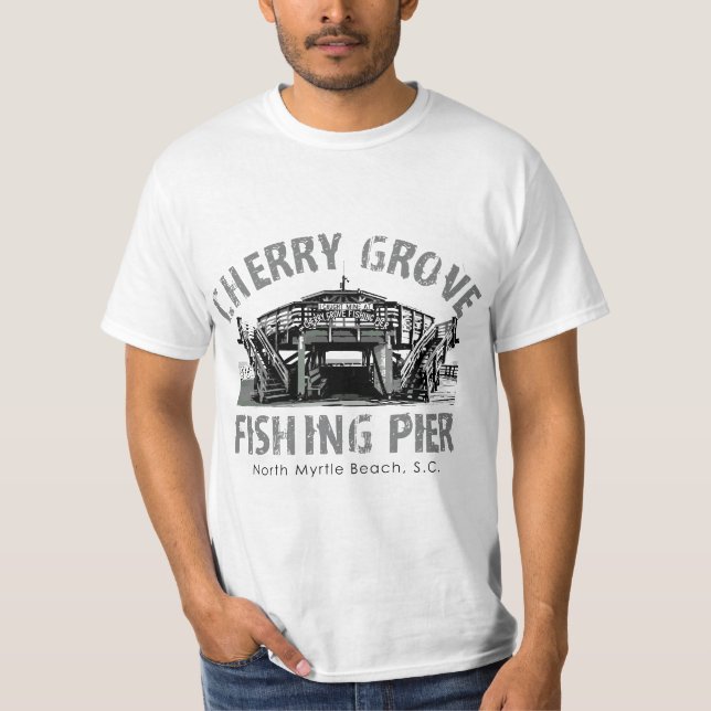 Camiseta Cherry Grove Pier North Myrtle Beach S.C. Dock Pho (Anverso)