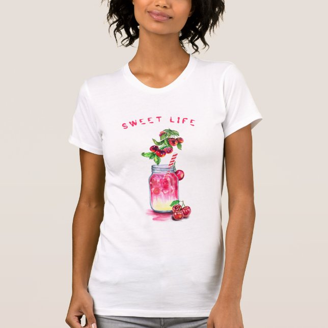 Camiseta Cherry Guay Bebe Gracioso Fiesta T-Shirt Personali (Anverso)