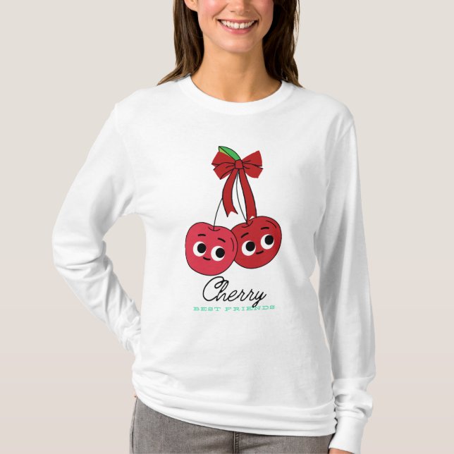 CAMISETA CHERRY MEJOR AMIGO (Anverso)