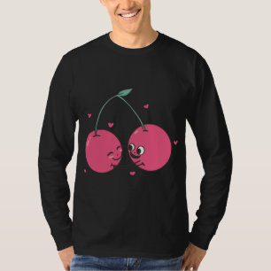 Camiseta Cherry Mejor Amigo Chica Girlfriend Smile Twin Ber