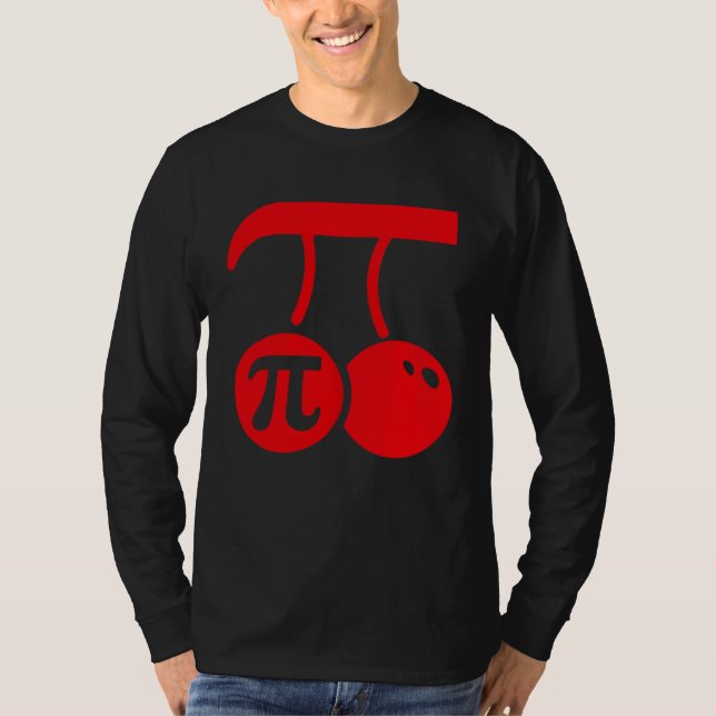 Camiseta Cherry Pi Day  Math Nerd Pie Teacher 3 14 Pi math (Anverso)