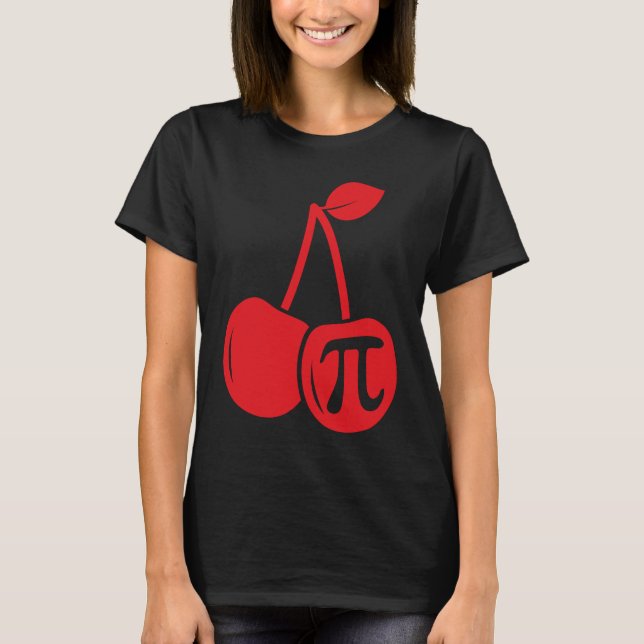 Camiseta Cherry Pi Day  Math Nerd Pie Teacher 3 14 Science (Anverso)