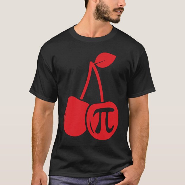Camiseta Cherry Pi Day  Math Nerd Pie Teacher 3 14 Science (Anverso)