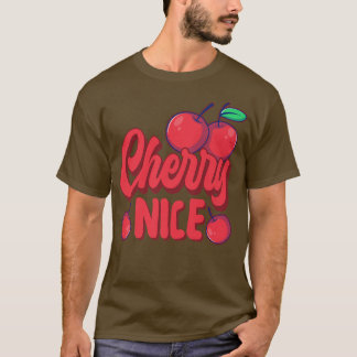 Camiseta Cherry Pun Vegetarian Vegan Cherry Bonitas Frutas