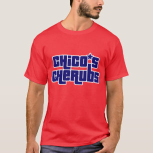 Camiseta Cherubs Tee de Chico Rojo y Azul masculino