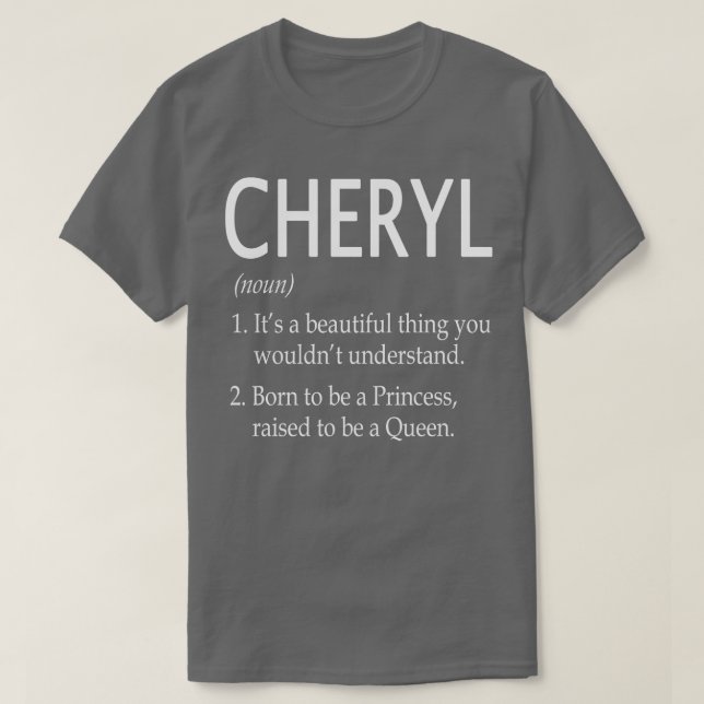 Camiseta Cheryl Name Gift 154 (Diseño del anverso)
