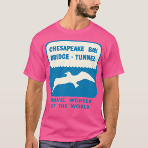Camiseta Chesapeake Bay Bridge Tunnel Vintage Travel Decal