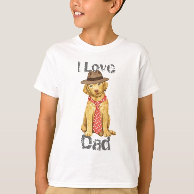 Camiseta Chesapeake Bay Retriever Dad (Anverso)