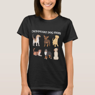 Camiseta Chesapeake Bay Retriever Dog Mom