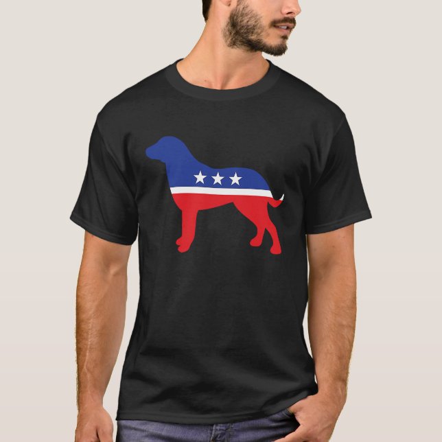 Camiseta Chesapeake Bay Retriever Dog  Political Symbol Ele (Anverso)