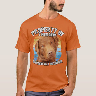 Camiseta Chesapeake Bay Retriever Propiedad de chico vintag