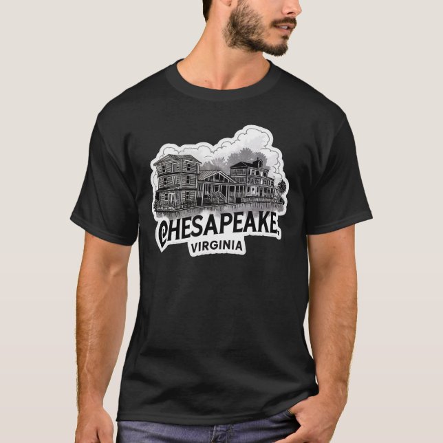 Camiseta Chesapeake City Virginia (Anverso)