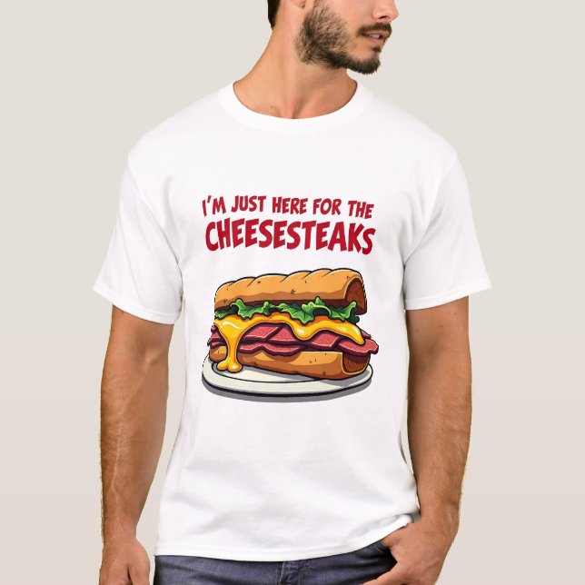 Camiseta Chesesteak Adicto Chiste Carne y queso Amante Dive (Anverso)