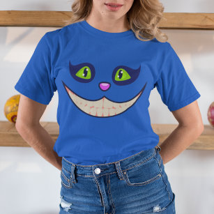 Camiseta Cheshire Cat Face Halloween Disstume femenino