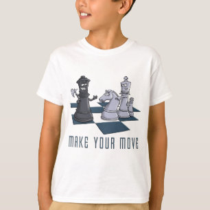 Camiseta chess, a make move
