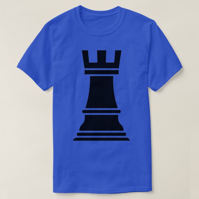 Camiseta Chess Castle Rook (Diseño del anverso)