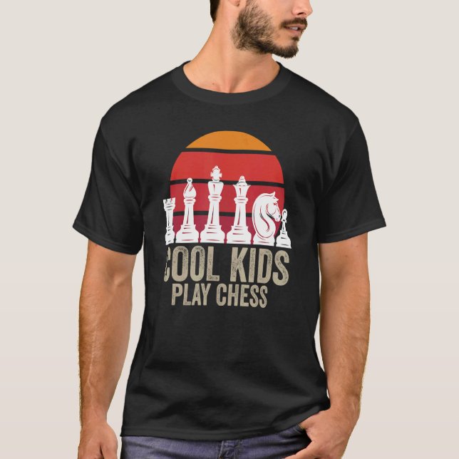 Camiseta Chess Chessboxing Chess Masters Cool Kids Play Che (Anverso)