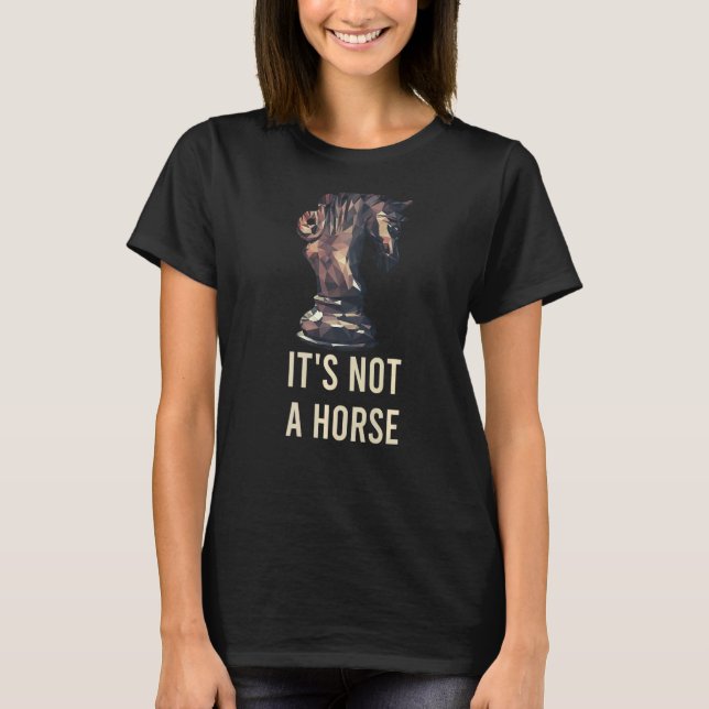 Camiseta Chess Chessboxing It's Not A Horse Knight Chess (Anverso)
